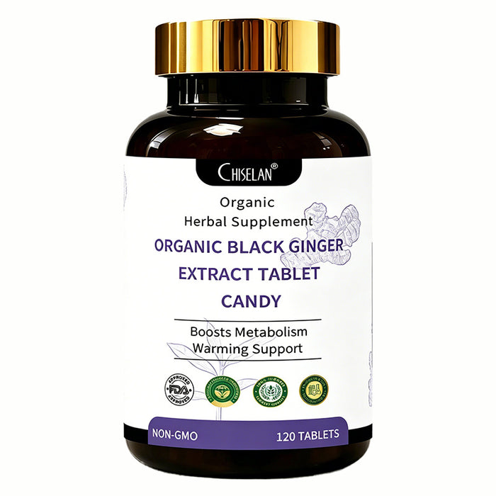 Organic Black Ginger Extract Tablets, 120