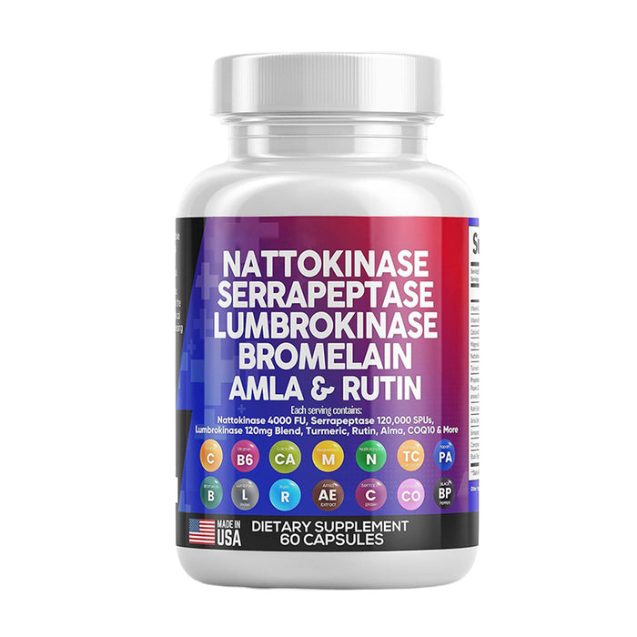 Nattokinase 10,800 FU Capsules, 60