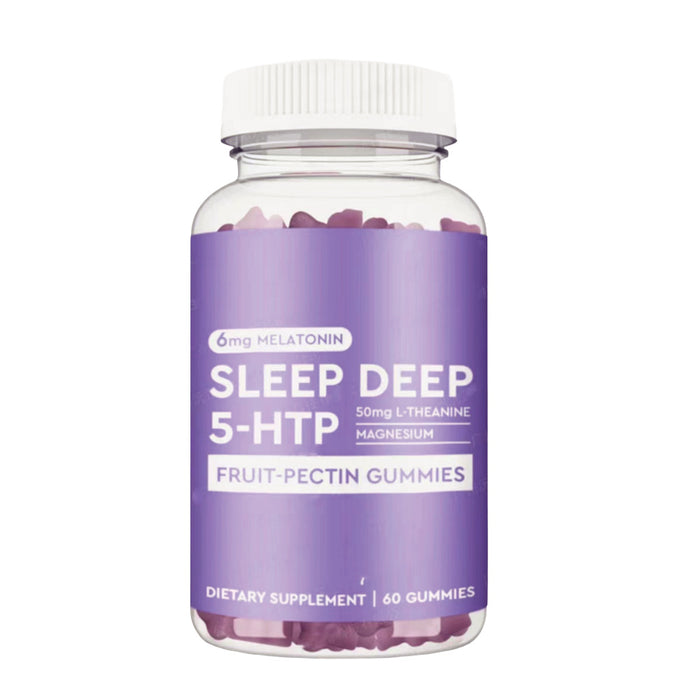 Sleep Deep Melatonin 6mg and 5-HTP Gummies, 60
